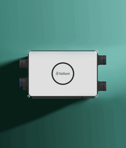 Приточно-вытяжная вентиляционная установка Vaillant с функцией рекуперации тепла и влаги recoVAIR 450 plus