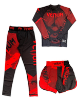 Комплект компрессионной одежды, красный, VENUM