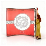 Стенд Поп-Ап 3x3 (Pop-Up) изогнутый