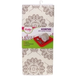 Коврик для сушки посуды 38*50см «Цветочный узор» бежевый