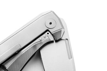 Нож Lion Steel NANO L/NA01GY, сталь клинка CPM-Magnacut, рукоять титан