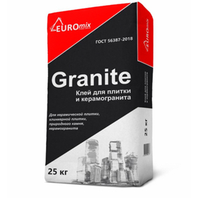 Клей для плитки Euromix Granite 25 кг