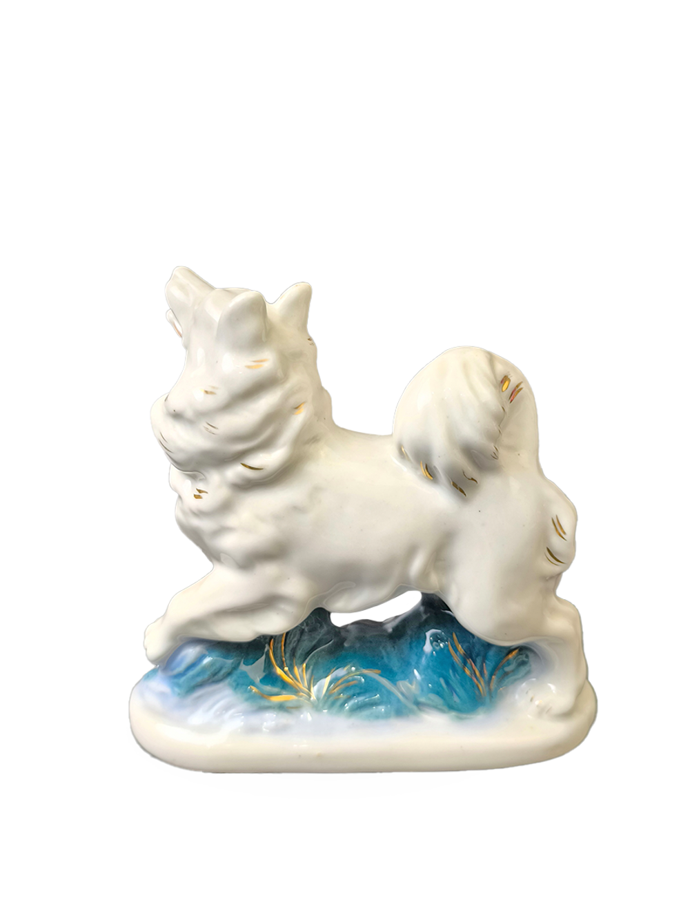 Фарфоровая статуэтка "Лайка" Гжель