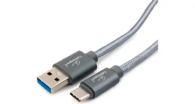 Cablexpert Кабель USB 3.0 CC-P-USBC03Gy-1M AM/Type-C, серия Platinum, длина 1м, титан, блистер