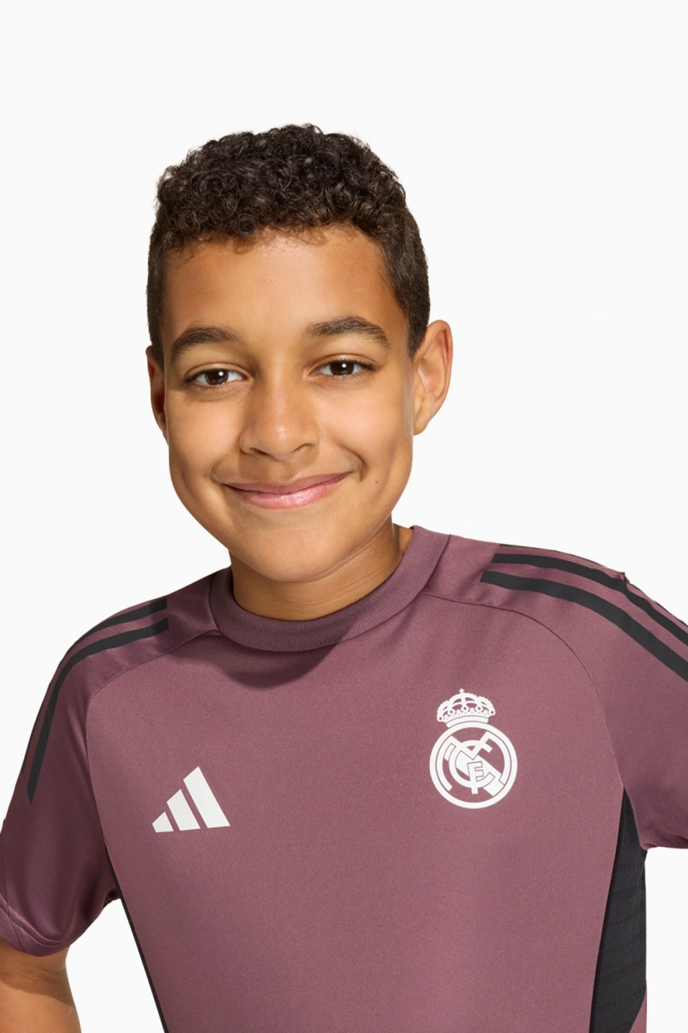 Футболка adidas Real Madrid 25/26 Competition Training Junior - бордовый