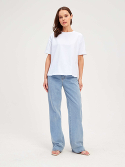 Футболка oversize с разрезами по бокам