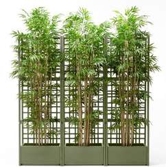 Кашпо пластиковое модульное Sipario 3, цвет кактус