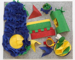 Нюхательный коврик "Лесное озеро", размер 60*70 см