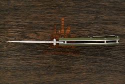 Нож складной CJRB Resource, клинок 105мм, сталь AR-RPM9, рукоять G10 оливковый