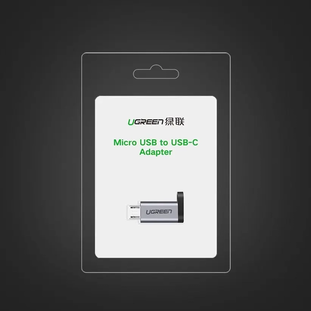 Переходник MicroUSB - USB 3.1 Type C UGREEN 50590