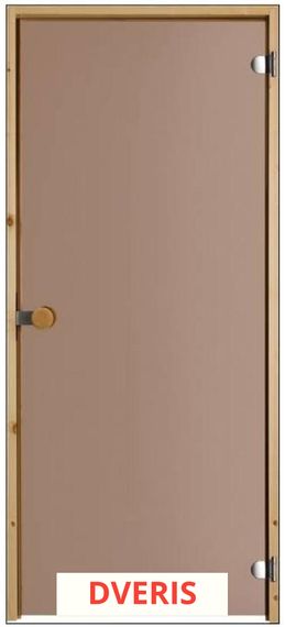 Стеклянная дверь Jeld-Wen Sauna 81 (Бронзовое стекло)