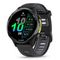 Garmin Forerunner 970 черные, темно-серый DLC титановый безель, с черно-серым ремешком