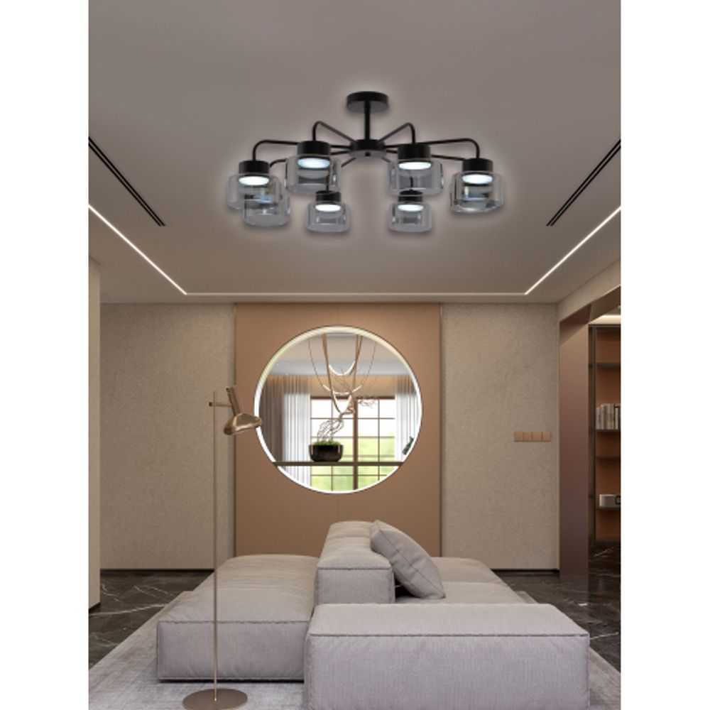 Люстра Rivoli Marsha 9193-308 8хGX53 15 Вт модерн | Rivoli