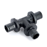 Тройник надвижной REHAU  16*16*16 (черный пластик)