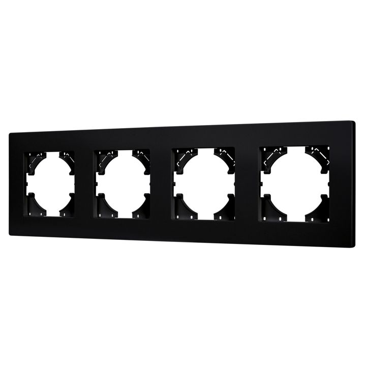Рамка пластиковая FRM-PERIO-PL-4-BK Arlight 049759