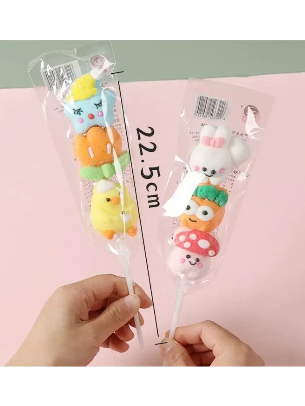 Воздушный зефир маршмеллоу на палочке 35 г * 24 шт