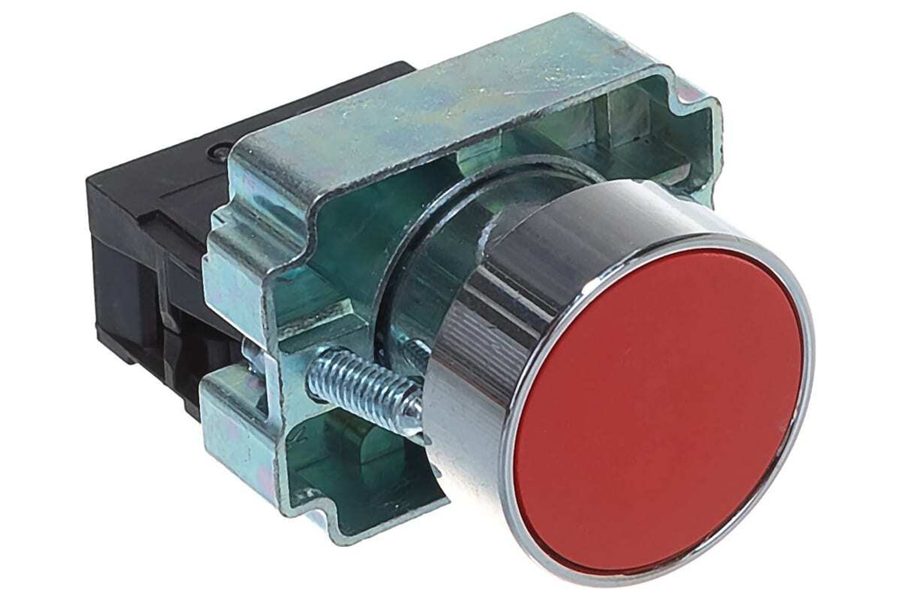 Кнопка управления LAY5-BA42 без подсветки красная 1р IEK