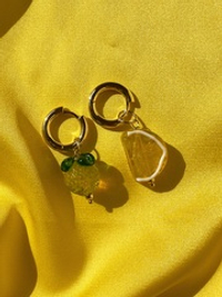 Серьги Лимон