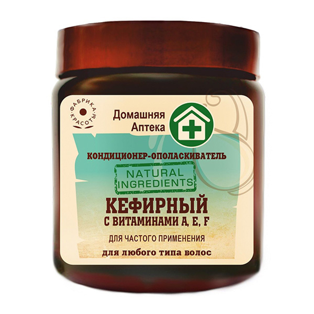 Кефирный кондиционер-ополаскиватель с Витаминами А, Е и F Фабрика красоты 500мл