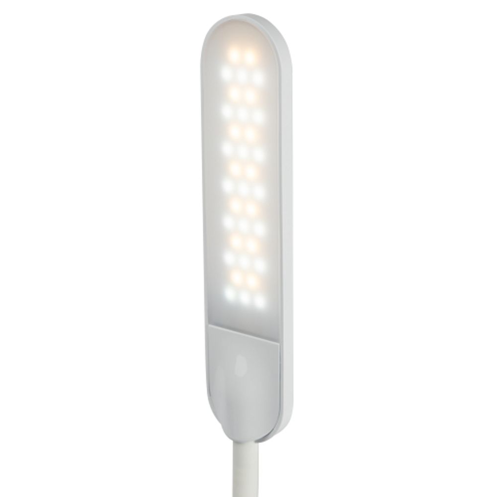 Настольный светильник ЭРА NLED-481-10W-W светодиодный с RGB ночником белый