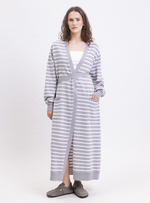 Кардиган удлиненный в полоску