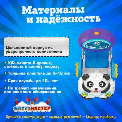 Семейная электрическая лодка-катамаран «Панда» , 2+1