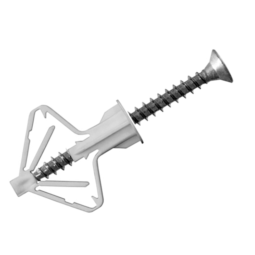 ДЮБЕЛЬ-БАБОЧКА ДЛЯ ГИПСОКАРТОНА 100ШТ