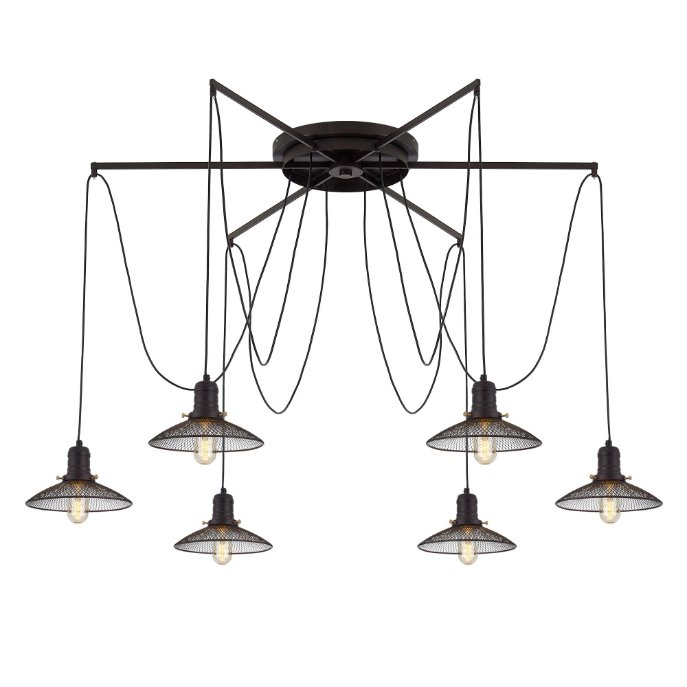 Citilux Эдисон CL451262 Люстра паук Венге