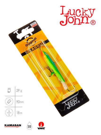 Балансир Lucky John CLASSIC 9 с тр. 85мм/29 блистер