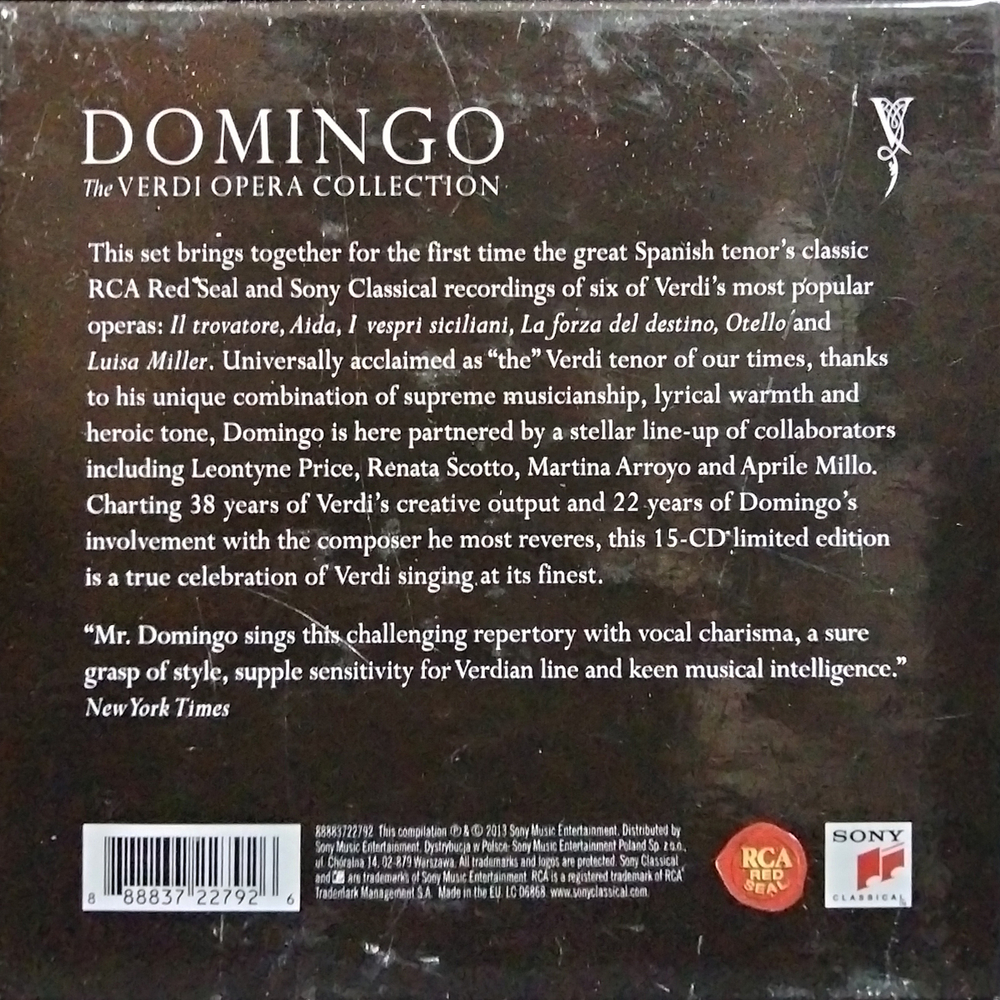 Placido Domingo / The Verdi Opera Collection (15CD)