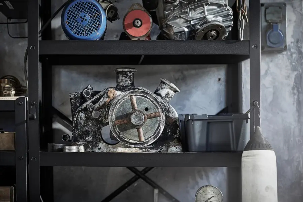 Стеллаж - IKEA BROR, 85х55х190 см, черный, БРУР ИКЕА