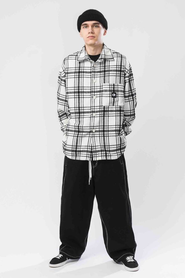 Рубашка Harbor Wide Молочный/Черный - фото 4