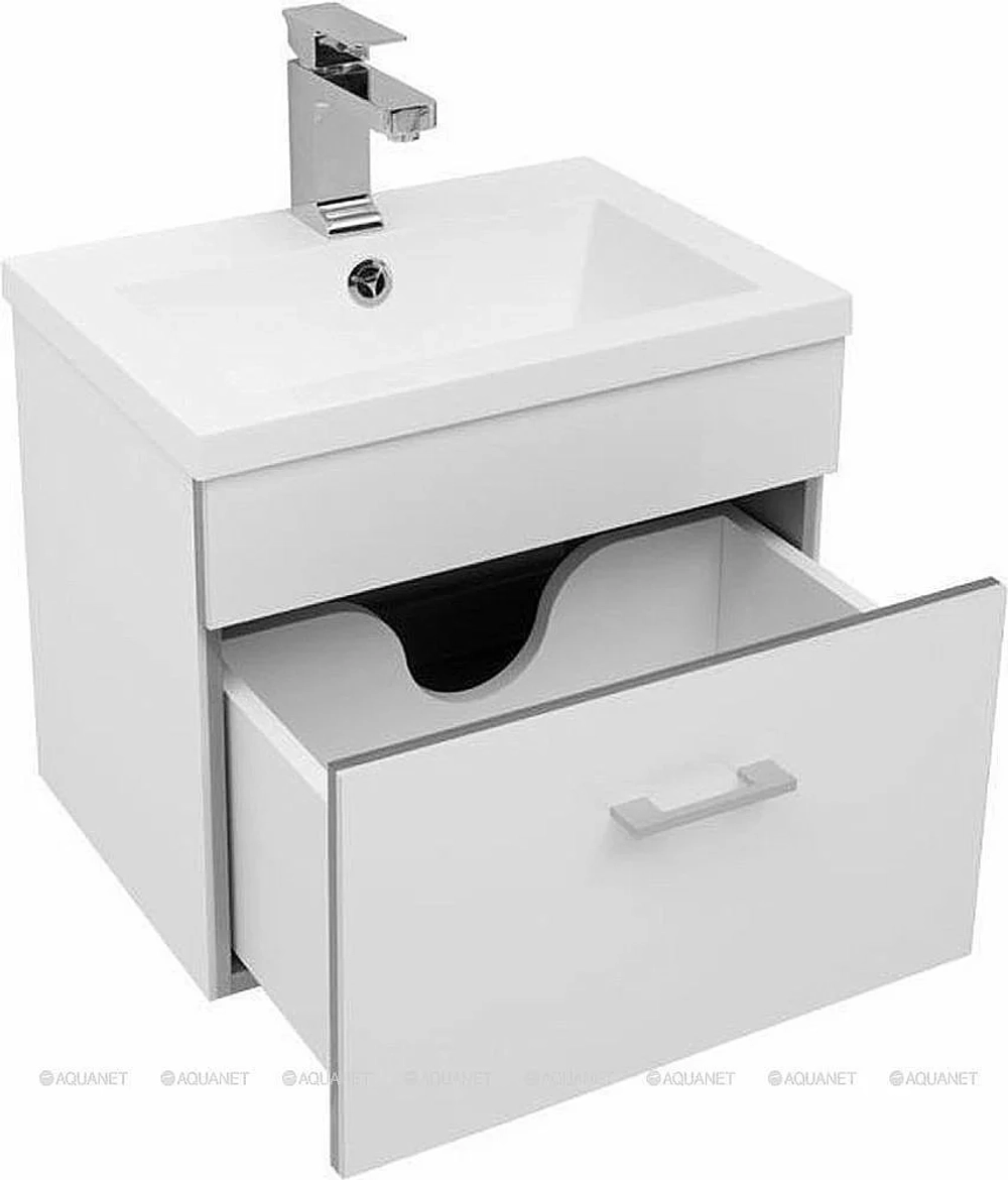 Тумба с раковиной Aquanet Верона 207765 50 белый