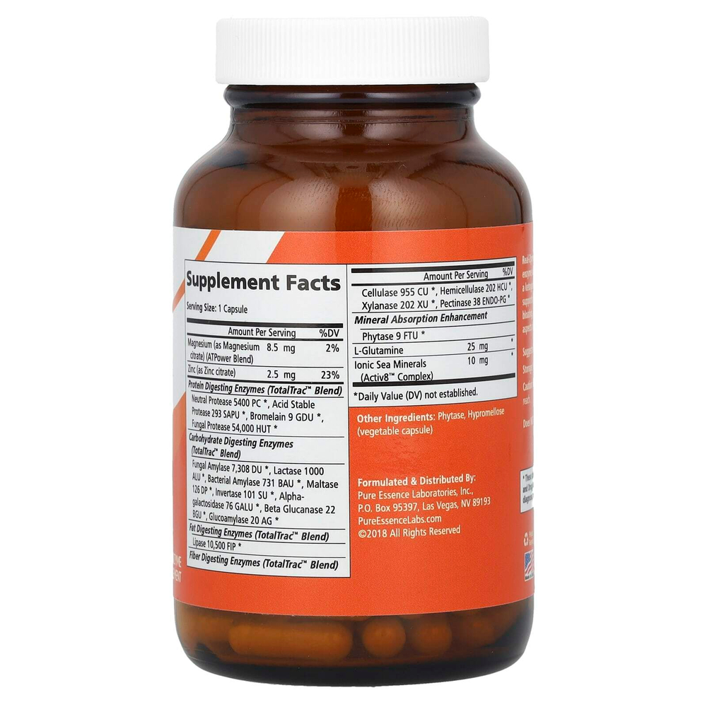 Pure Essence, Real-Zymes Keto, 90 растительных капсул
