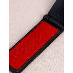 Щётка для одежды складная, 0,6×3,5×9,5 см, цвет чёрный