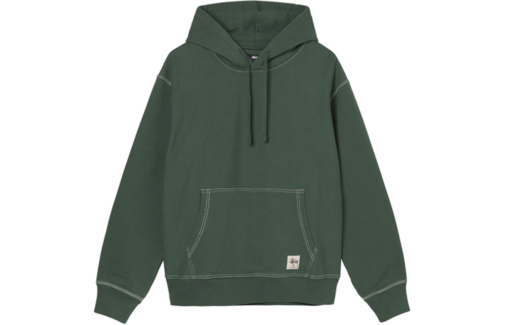 Худи Stussy Contrast Stitch Label Hoodie Logo, 118459