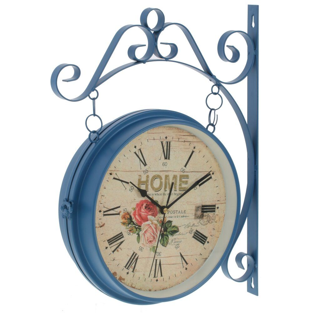 GAEM Часы настенные декоративные двусторонние, L34 W9 H44 см, (2xАА не прилаг.)