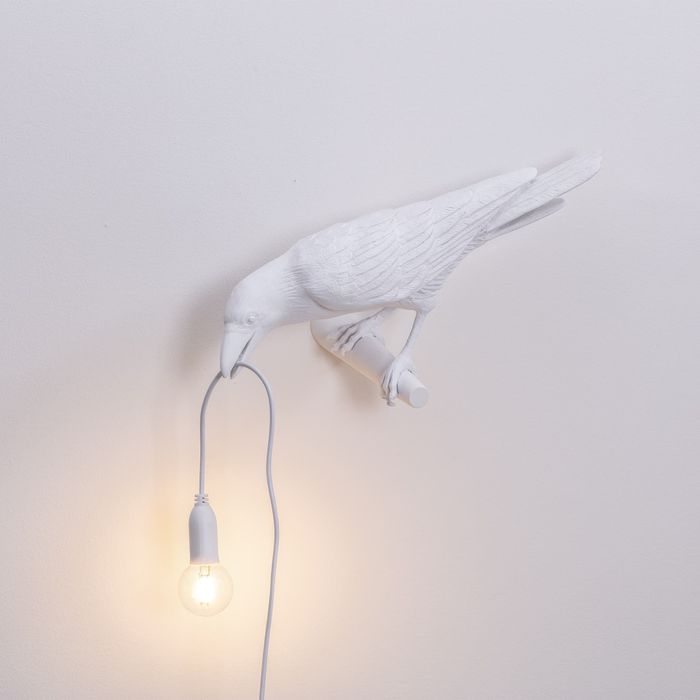 Уличный светильник Seletti Bird White Looking Left 14724