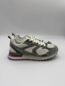 Женские кроссовки цвет "зелёный/фиолетовый/белый" арт. 7W126L25-3