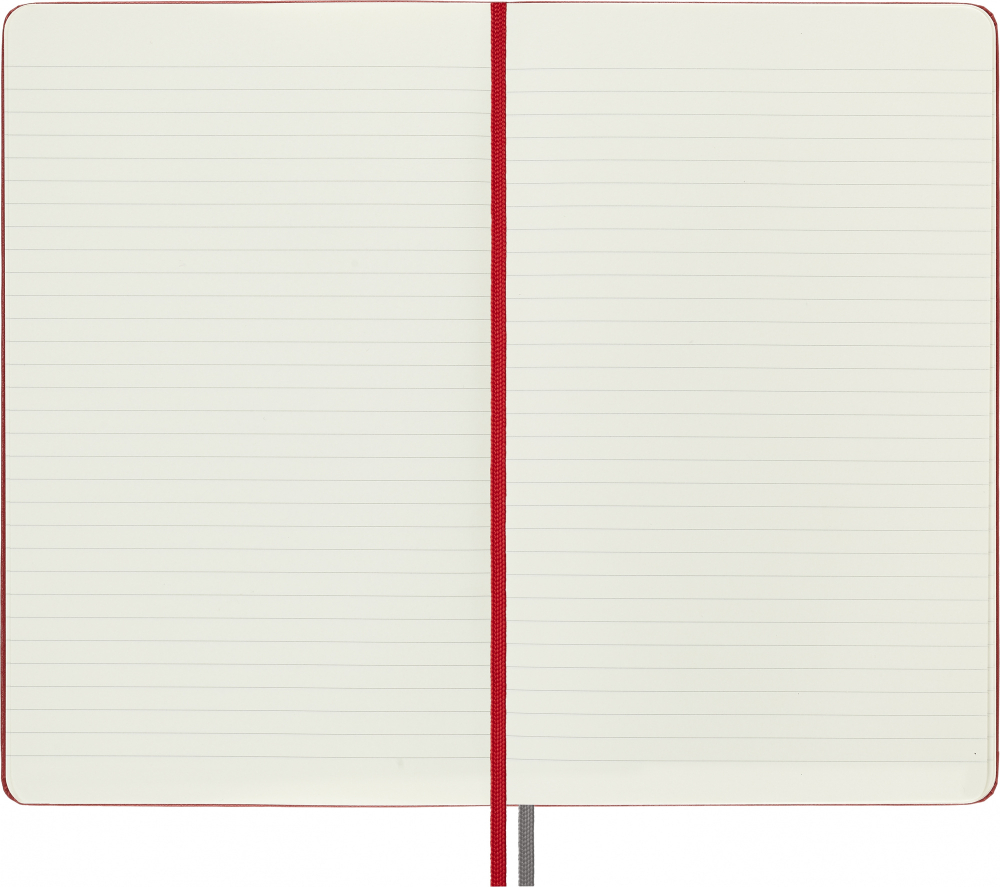 Блокнот Moleskine Classic Expended QP060EXPF2 Large 130х210мм 400стр. линейка твердая обложка красный
