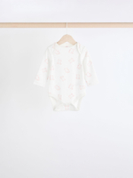 Боди с длинным рукавом для малышей Next N95-296, 5 шт., Молочный, Розовый