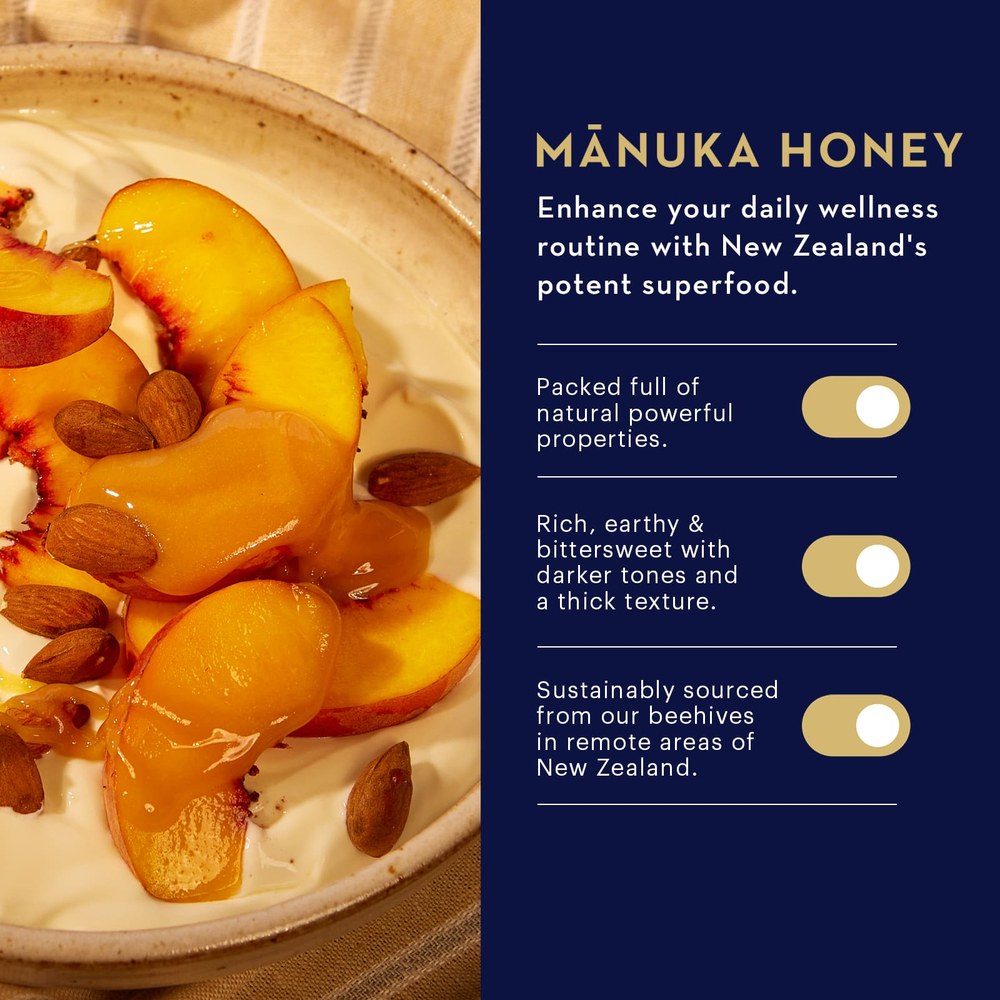 Manuka Health, Необработанный мед манука, UMF 10+, MGO 263+, 500 г (17,6 унции)