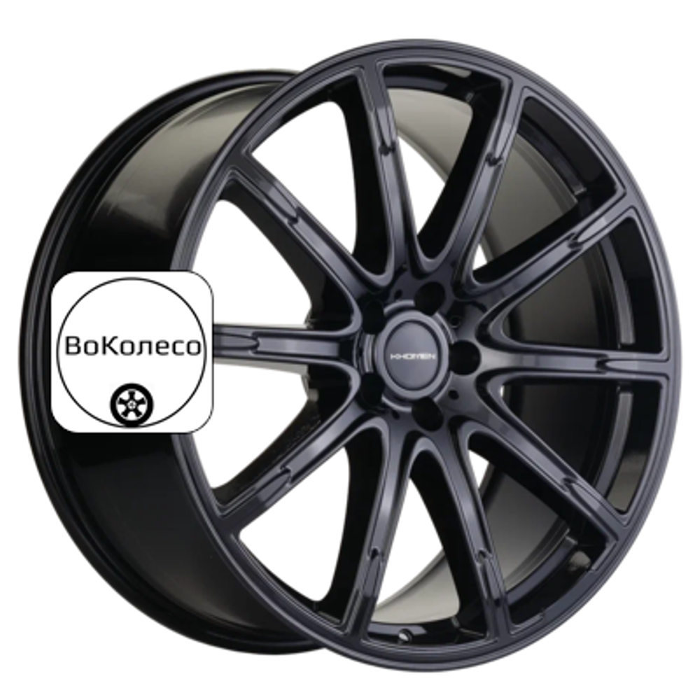 10,5x21/5x112 ET30 D66,6 KHW2102 (GLS class) Black Khomen Wheels