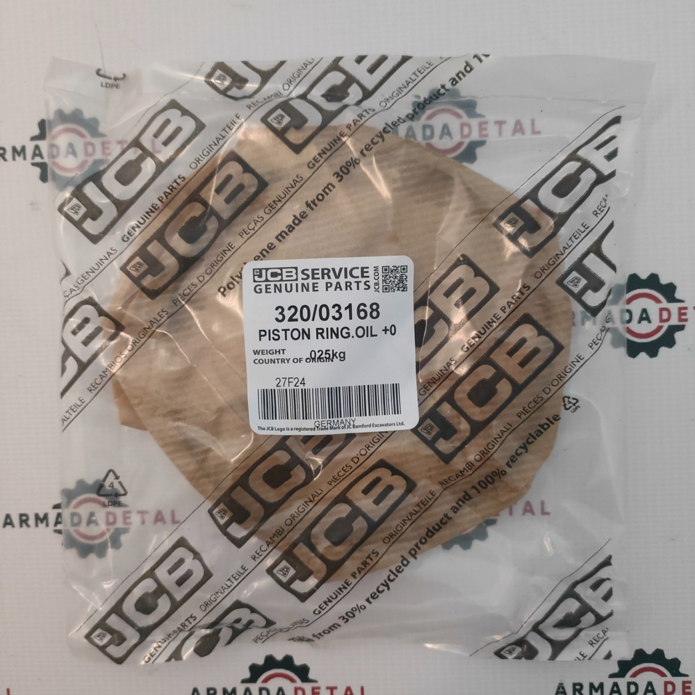 Кольца поршневые первый рем. размер 0,5 | 320/09214, 320/09295 | JCB