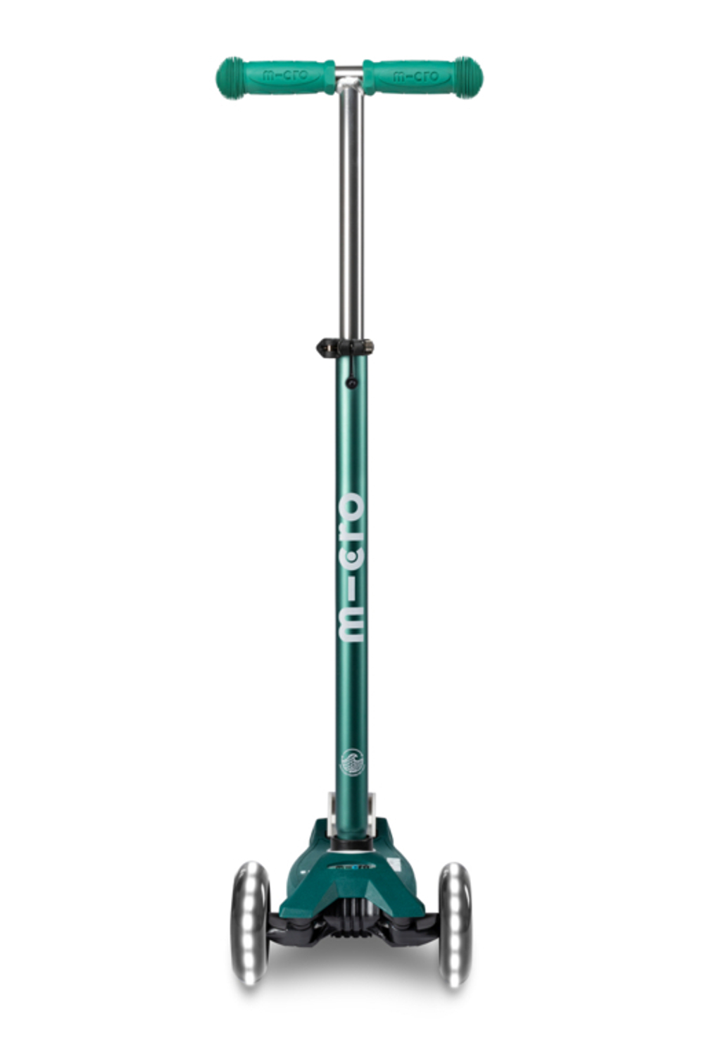 Самокат Maxi Micro Deluxe ECO LED Зеленый