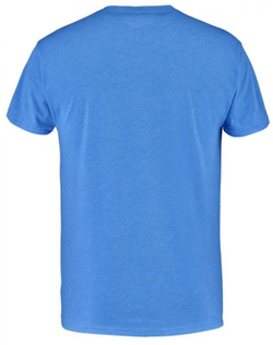 Мужская теннисная футболка Babolat Performance Big Flag Tee Men - French Blue Heather