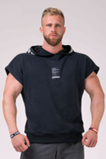 Худи Reg top with hoodie 175 Черная