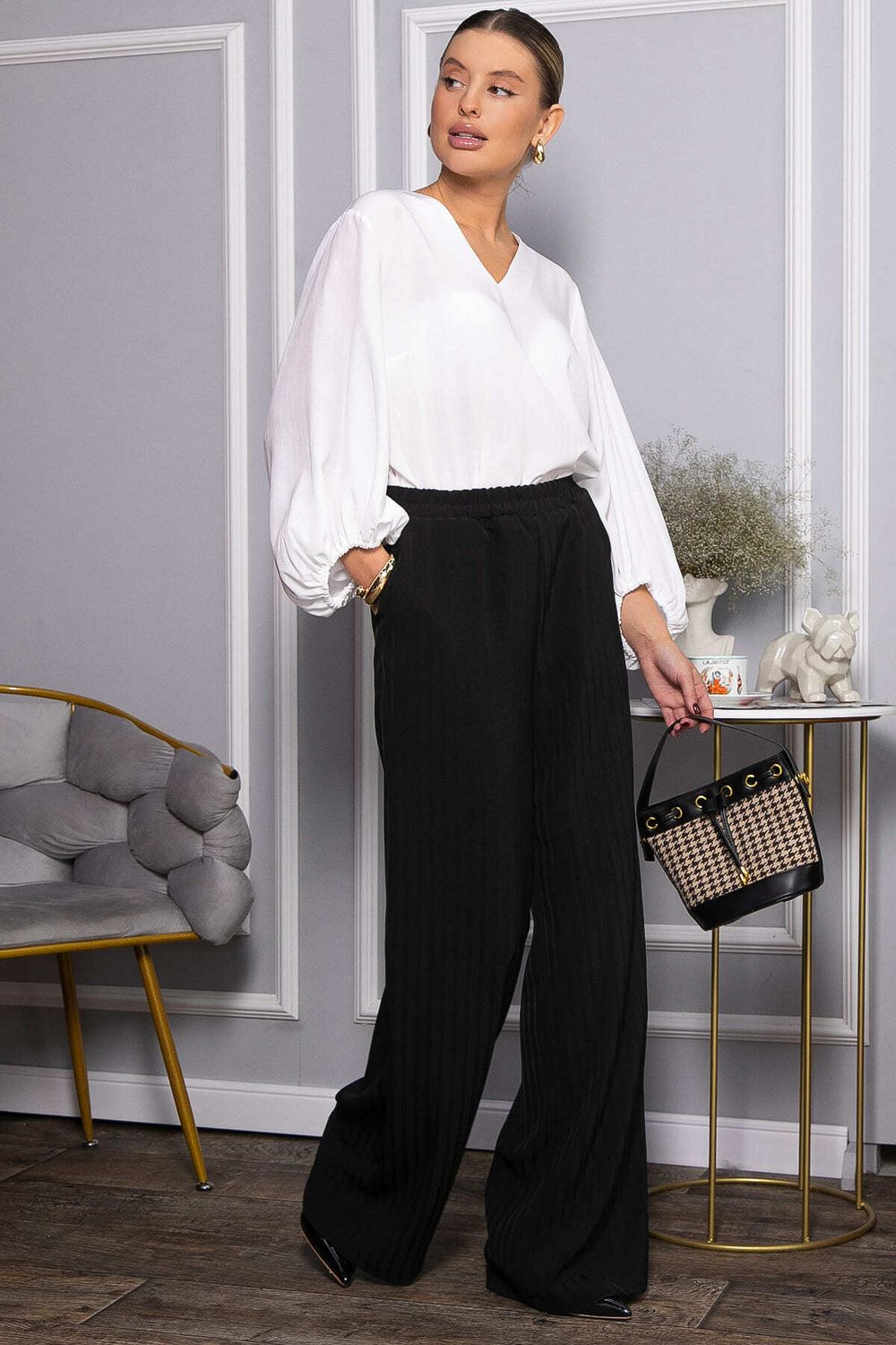 Брюки на резинке Астра (черные) Б14397-30М LT Collection