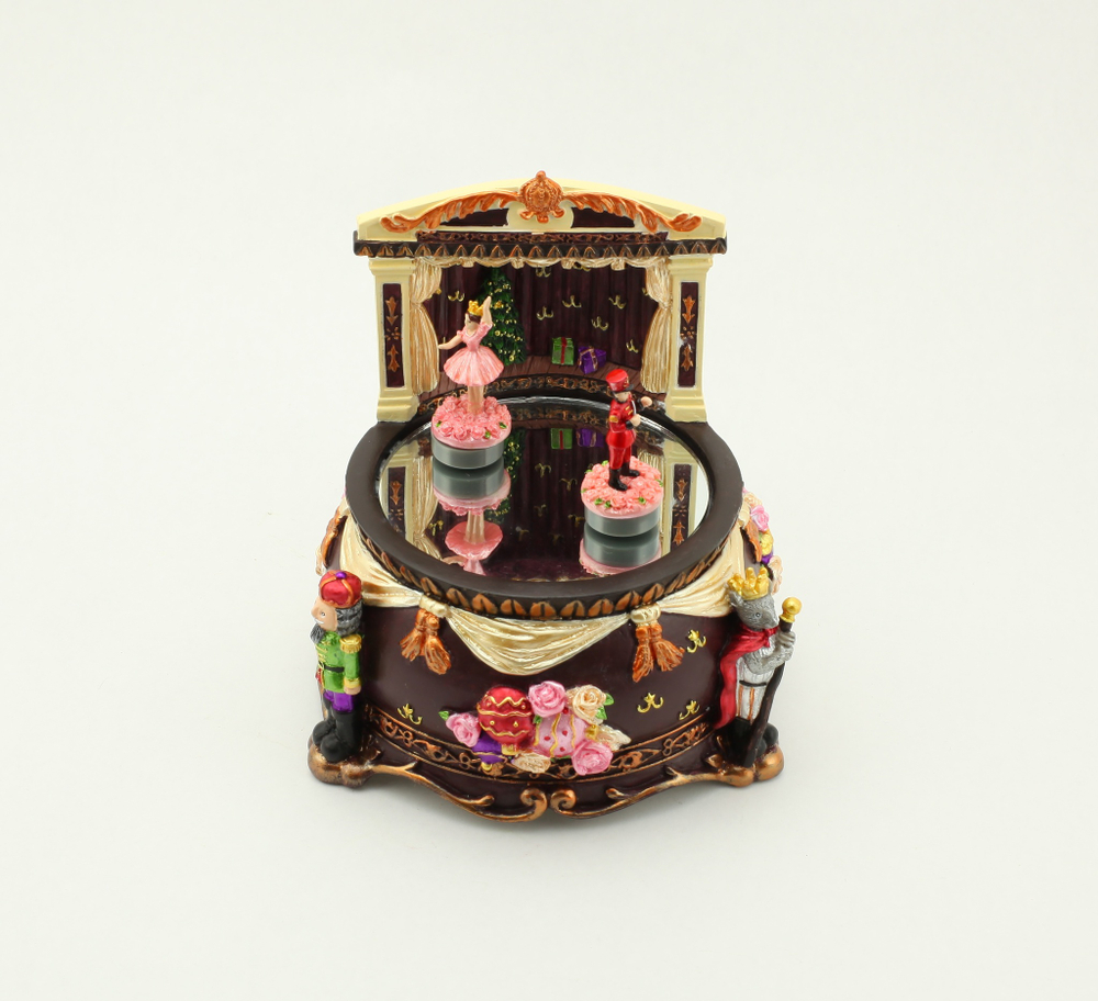 Музыкальная шкатулка 11x16.5см Musicbox Nutcracker Ballet