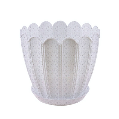 Кашпо "Хризантема" с поддоном 2,1л (мр)